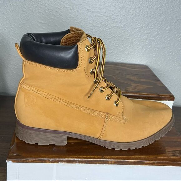 Rock & Candy Tan Bulldozer Boots Size 7.5 - Picture 3 of 13